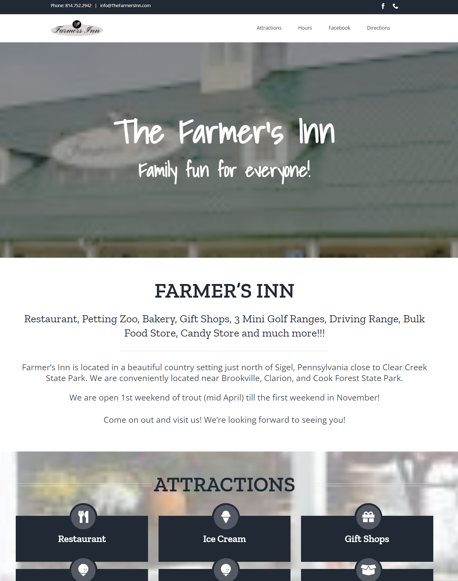 Farmer’s Inn Website